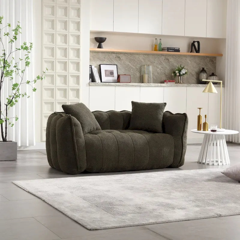 Soft Beanbag Chair High Resilience Foam