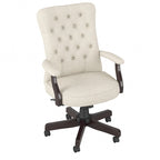 High Back Tufted Office Chair with Arms