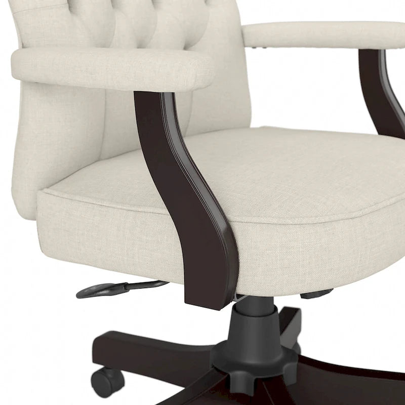 High Back Tufted Office Chair with Arms